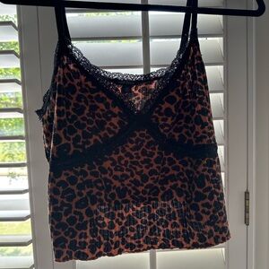 Cheetah Print Tank Top